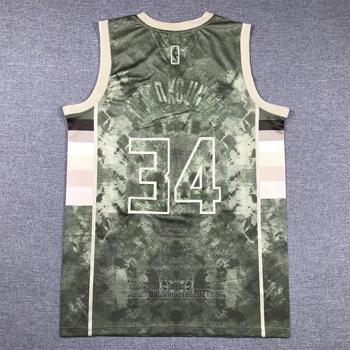 Camiseta Milwaukee Bucks Giannis Antetokounmpo #34 Select Series 2023 Marron